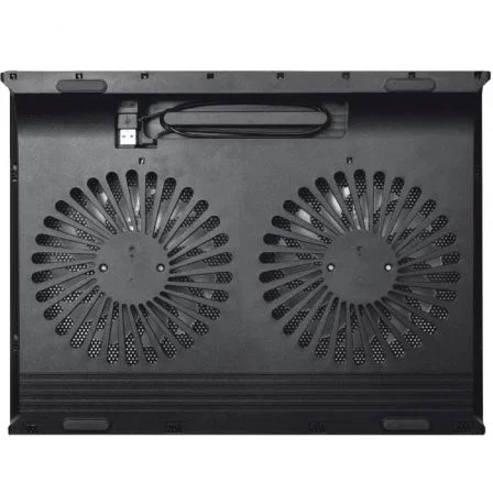 Trust Base Refrigeradora para Portátiles con 2 Ventiladores y LEDs Azul, para Portátiles hasta 17.3 Pulgadas Trust Base Refrigeradora para Portátiles con 2 Ventiladores y LEDs Azul, para Portátiles hasta 17.3 Pulgadas