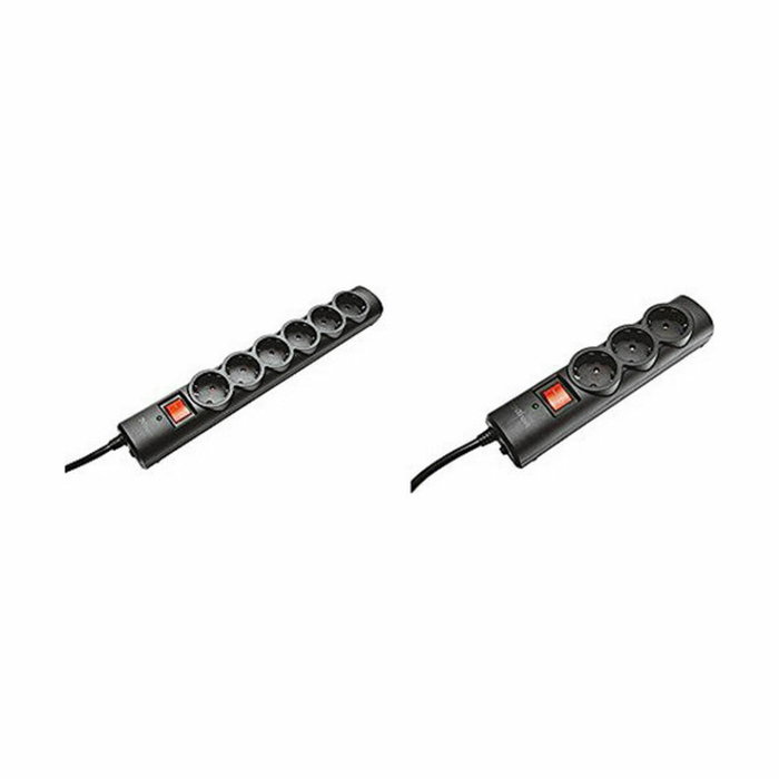 Trust Regleta 21059 con 6 Tomas de Corriente y Cable de 1.8m Negra