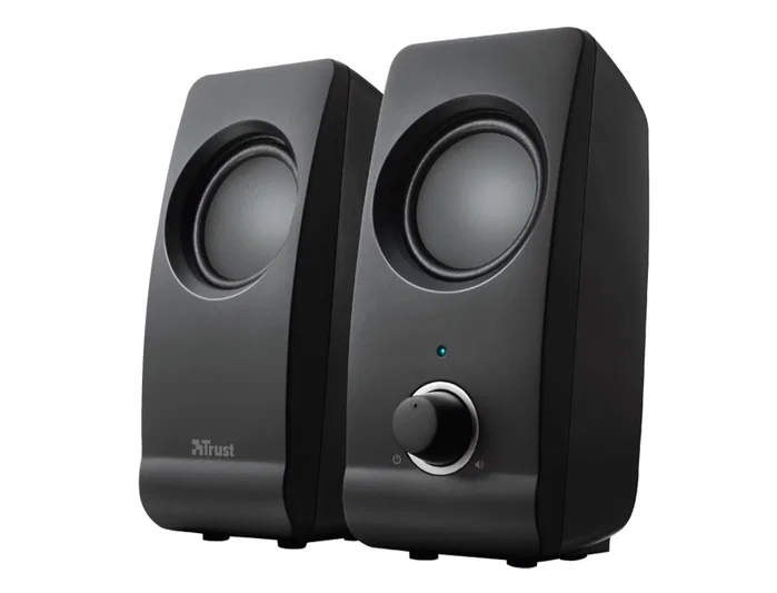Trust Remo 2.0 Altavoces 2.0 de 8W RMS con Alimentación USB, Negro
