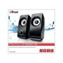 Trust Remo 2.0 Altavoces 2.0 de 8W RMS con Alimentación USB, Negro