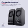 Trust Remo 2.0 Altavoces 2.0 de 8W RMS con Alimentación USB, Negro