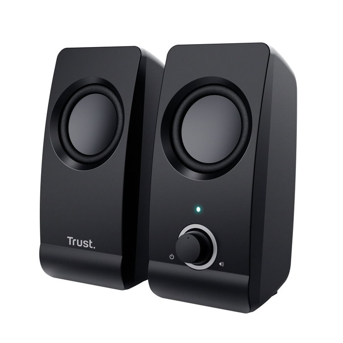 Trust Remo 2.0 Altavoces 2.0 de 8W RMS con Alimentación USB, Negro