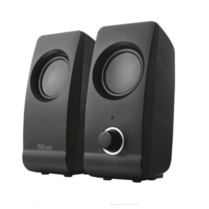 Trust Remo 2.0 Altavoces 2.0 de 8W RMS con Alimentación USB, Negro