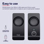 Trust Remo 2.0 Altavoces 2.0 de 8W RMS con Alimentación USB, Negro