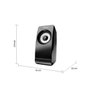 Trust Remo 2.0 Altavoces 2.0 de 8W RMS con Alimentación USB, Negro
