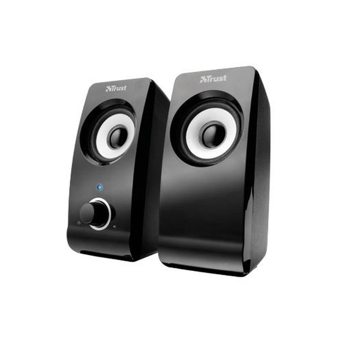 Trust Remo 2.0 Altavoces 2.0 de 8W RMS con Alimentación USB, Negro