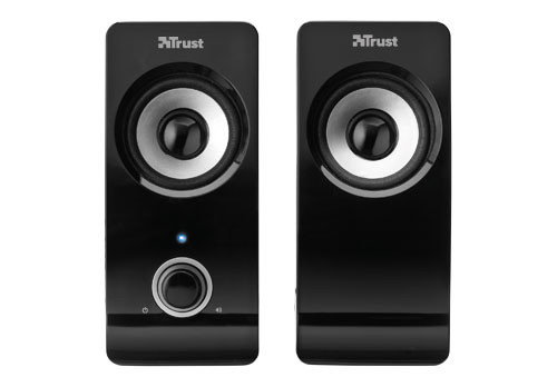 Trust Remo 2.0 Altavoces 2.0 de 8W RMS con Alimentación USB, Negro