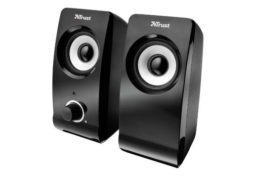 Trust Remo 2.0 Altavoces 2.0 de 8W RMS con Alimentación USB, Negro