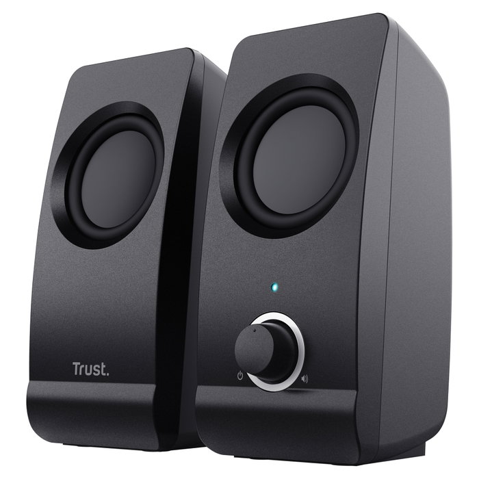 Trust Remo 2.0 Altavoces 2.0 de 8W RMS con Alimentación USB, Negro
