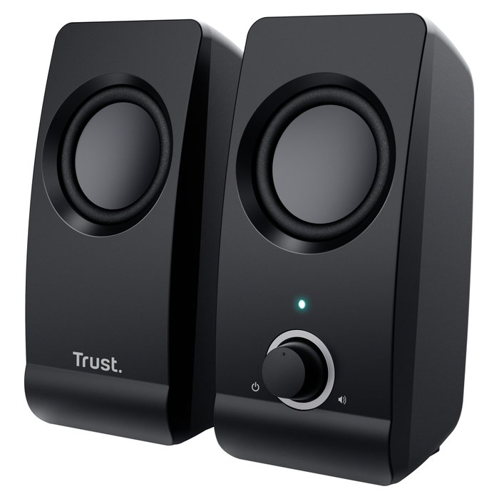 Trust Remo 2.0 Altavoces 2.0 de 8W RMS con Alimentación USB, Negro