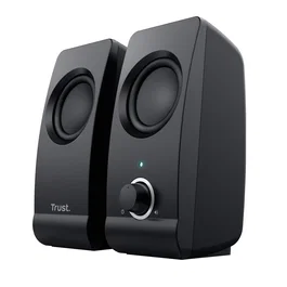 Trust Remo Altavoces Estéreo 2.0 para PC y Portátil, 8W RMS, USB, Negro
