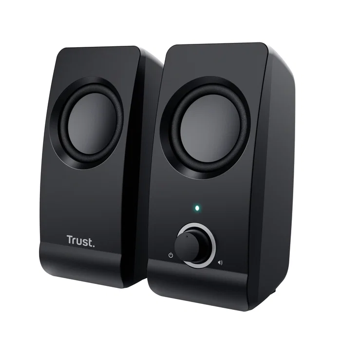 Trust Remo Altavoces Estéreo 2.0 para PC y Portátil, 8W RMS, USB, Negro