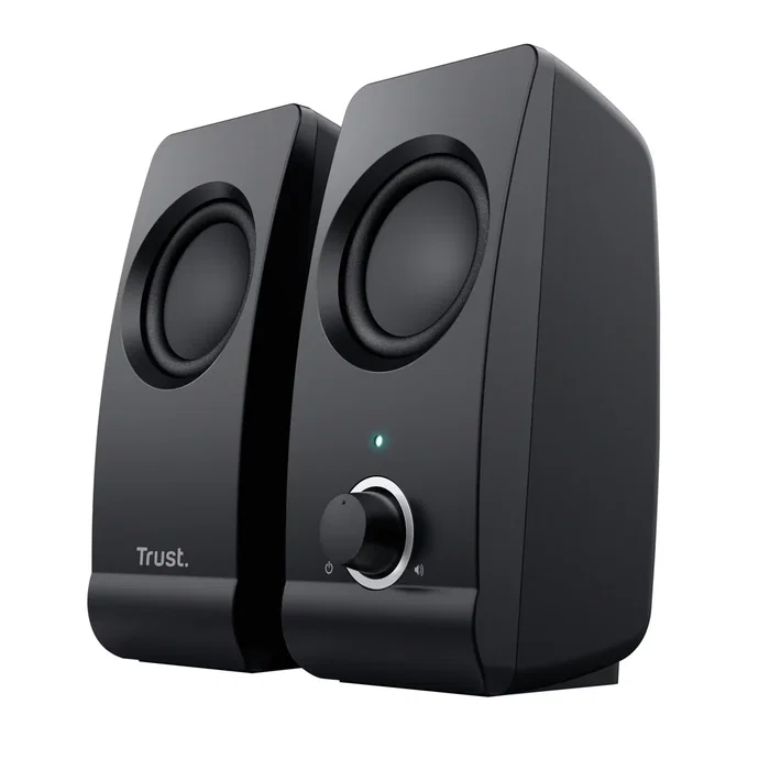 Trust Remo Altavoces Estéreo 2.0 para PC y Portátil, 8W RMS, USB, Negro