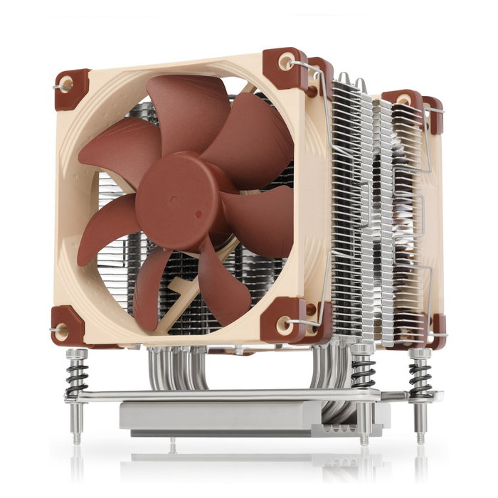 Noctua NH-U9 TR4-SP3 Enfriador de CPU para Socket AMD TR4 y SP3, 92mm, Doble Ventilador, PWM, Beige y Aluminio