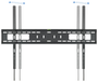 Tooq Soporte de Pared Fijo LP41100F-B para TV de 60-100 pulgadas