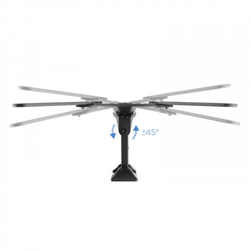TooQ Soporte Giratorio e Inclinable para Monitor/TV de 23”- 55” Negro