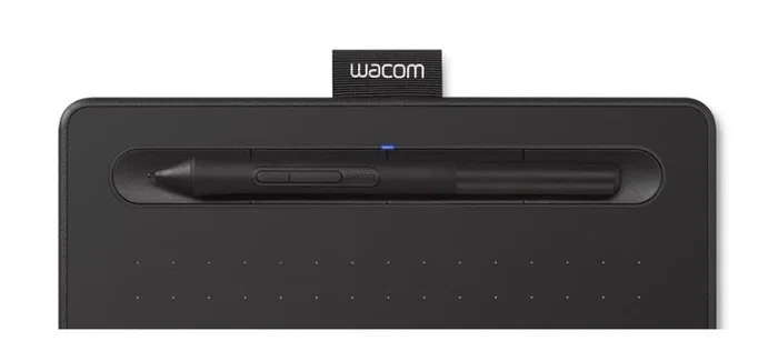 Wacom Intuos S Tableta Digitalizadora con Lápiz Negro - Área 152 x 95 mm, 2540 lpp, 4 Teclas, USB, Compatible con Mac/Windows