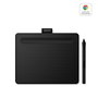 Wacom Tableta Digitalizadora Intuos Small Ctl-4100 Wlk-S con Lápiz Preciso y Software Gratuito