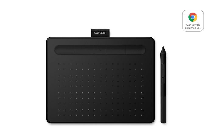 Wacom Tableta Digitalizadora Intuos Small Ctl-4100 Wlk-S con Lápiz Preciso y Software Gratuito