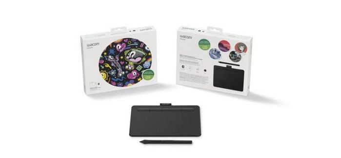 Wacom Tableta Digitalizadora Intuos Small Ctl-4100 Wlk-S con Lápiz Preciso y Software Gratuito