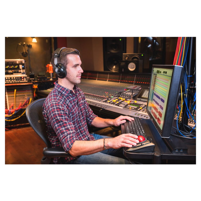 Kensington ExpertMouse Trackball Inalámbrico con Bola 5.5 cm - Ambidiestro, Óptico 400 DPI, RF + Bluetooth 4.0, Negro, 4 Botones Programables, Compatible Windows/Mac/ChromeOS