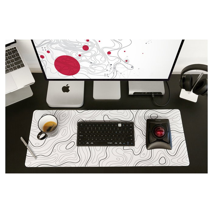 Kensington ExpertMouse Trackball Inalámbrico con Bola 5.5 cm - Ambidiestro, Óptico 400 DPI, RF + Bluetooth 4.0, Negro, 4 Botones Programables, Compatible Windows/Mac/ChromeOS