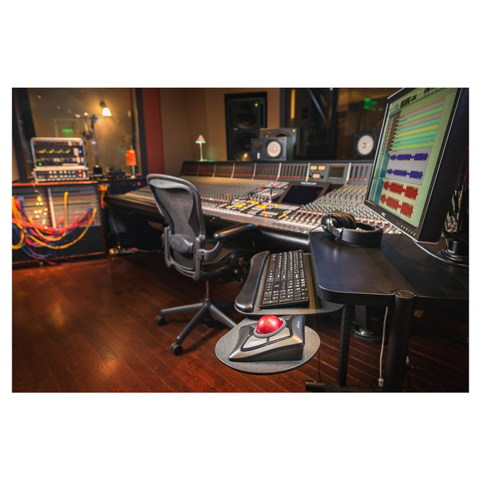 Kensington ExpertMouse Trackball Inalámbrico con Bola 5.5 cm - Ambidiestro, Óptico 400 DPI, RF + Bluetooth 4.0, Negro, 4 Botones Programables, Compatible Windows/Mac/ChromeOS