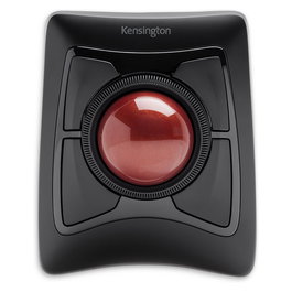 Kensington ExpertMouse Trackball Inalámbrico con Bola 5.5 cm - Ambidiestro, Óptico 400 DPI, RF + Bluetooth 4.0, Negro, 4 Botones Programables, Compatible Windows/Mac/ChromeOS