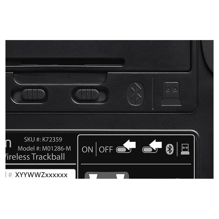 Kensington ExpertMouse Trackball Inalámbrico con Bola 5.5 cm - Ambidiestro, Óptico 400 DPI, RF + Bluetooth 4.0, Negro, 4 Botones Programables, Compatible Windows/Mac/ChromeOS