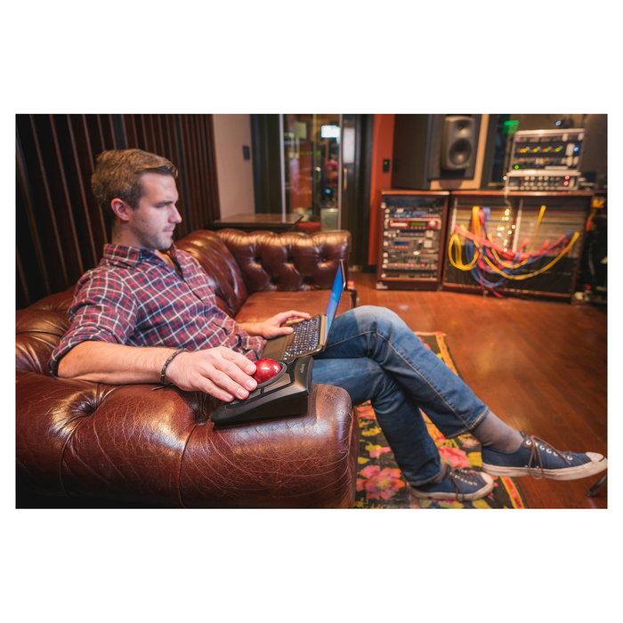 Kensington ExpertMouse Trackball Inalámbrico con Bola 5.5 cm - Ambidiestro, Óptico 400 DPI, RF + Bluetooth 4.0, Negro, 4 Botones Programables, Compatible Windows/Mac/ChromeOS