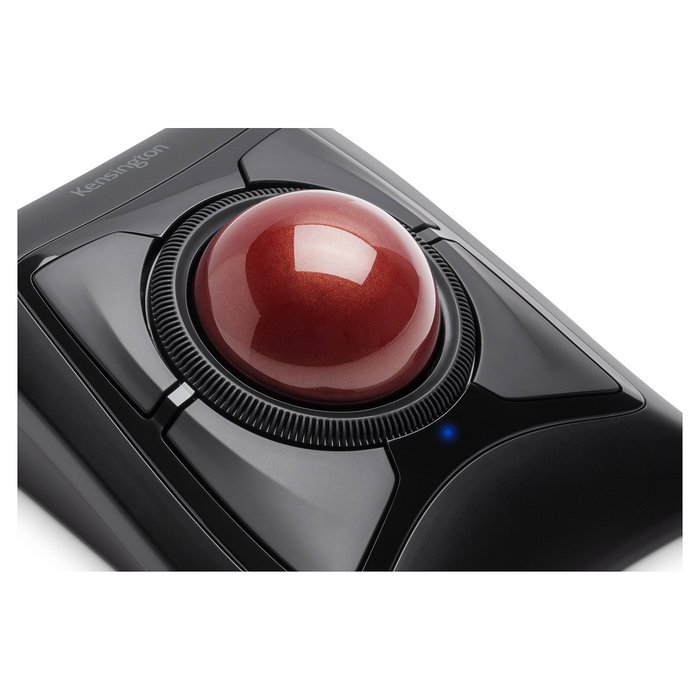 Kensington ExpertMouse Trackball Inalámbrico con Bola 5.5 cm - Ambidiestro, Óptico 400 DPI, RF + Bluetooth 4.0, Negro, 4 Botones Programables, Compatible Windows/Mac/ChromeOS