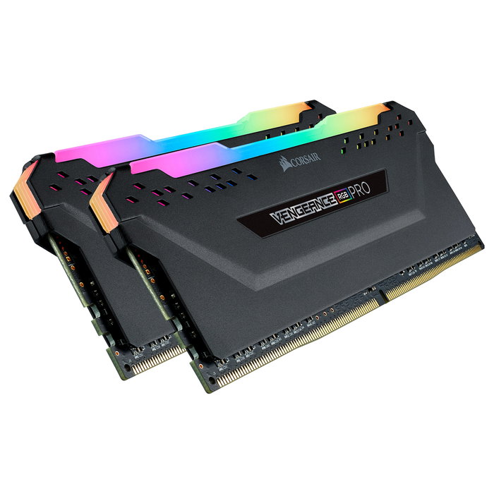 Corsair 3200 16GB (2x8GB) DDR4 Vengeance RGB Negro Corsair 3200 16GB (2x8GB) DDR4 Vengeance RGB Negro