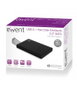 EWENT Carcasa de disco duro/SSD EW7044 2,5 pulg. SATA III USB 3.1 Negro