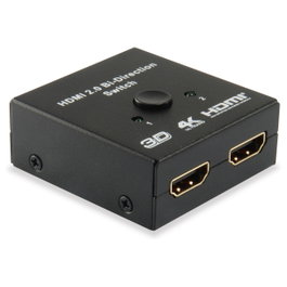 Equip Conmutador HDMI Bidireccional 2 Entradas 1 Salida / 1 Entrada 2 Salidas 332723