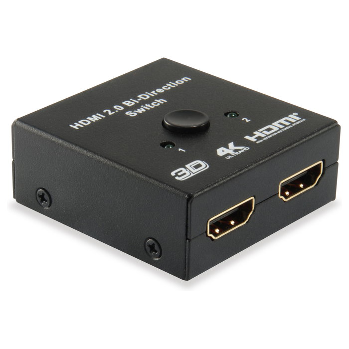 Equip Conmutador HDMI Bidireccional 2 Entradas 1 Salida / 1 Entrada 2 Salidas 332723 Equip Conmutador HDMI Bidireccional 2 Entradas 1 Salida / 1 Entrada 2 Salidas 332723