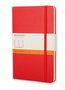 Moleskine MM710R Libreta Clásica Tapa Dura Roja Rayada 9x14cm