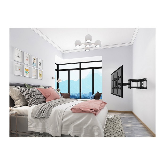 Equip Soporte de Pantalla para TV de 37 a 90 Pulgadas, Soporte Inclinable y Giratorio, VESA hasta 800x400mm, Carga 75KG Equip Soporte de Pantalla para TV de 37 a 90 Pulgadas, Soporte Inclinable y Giratorio, VESA hasta 800x400mm, Carga 75KG
