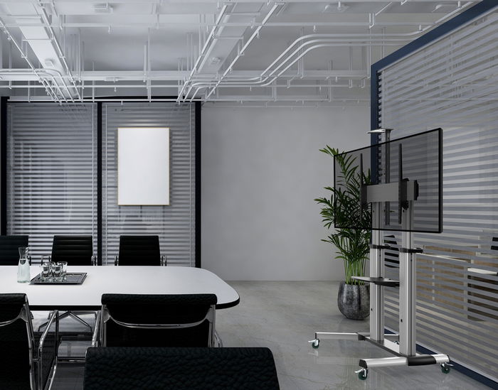 Equip Soporte Suelo Con Ruedas TV EQ650605 Aluminio hasta 100" 100kg