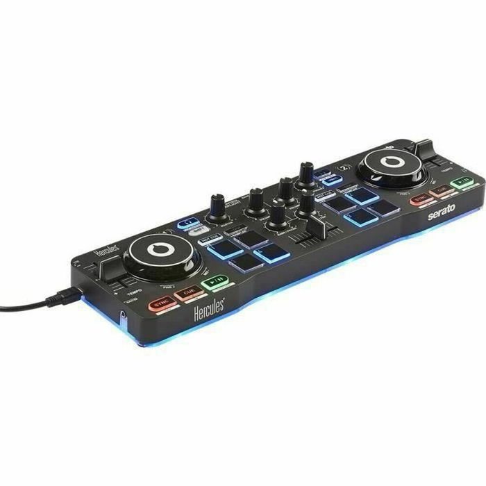 Hercules Starlight Mesa de Mezclas USB de 2 Canales Negro