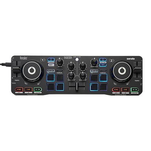 Hercules DJControl Starlight Controlador de DJ de 2 canales Negro Hercules DJControl Starlight Controlador de DJ de 2 canales Negro