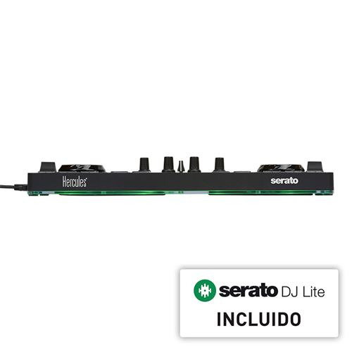Hercules DJControl Starlight Controlador de DJ de 2 canales Negro Hercules DJControl Starlight Controlador de DJ de 2 canales Negro