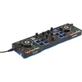 Hercules Mesa de mezclas Starlight con opción de realizar scratch conectando un CDJ 2 canales Negro Ref. 4780884