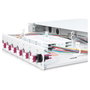 Digitus Caja de Empalme de Fibra Óptica 1U equipada 12x LC DX OM4 Panel Gestión Cables 483x280x44.5 mm Gris Acero