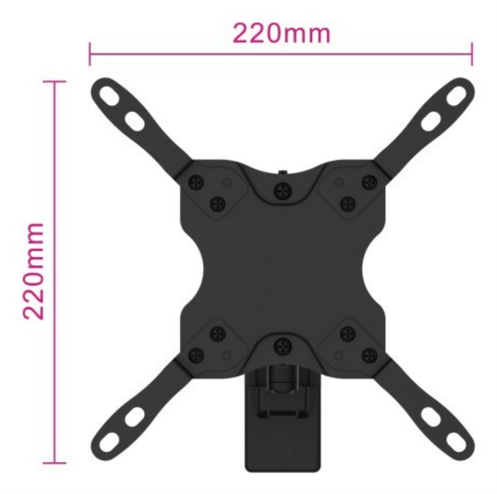 Ewent Soporte TV de Pared Multidireccional Extensible Easy Pan-Tilt para Televisores de 13" hasta 42"
