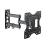 Ewent EW1522 Soporte para TV de Pared Extensible Multi-Direccional Pan-Tilt, Hasta 43" (109 cm), Peso Máx. 30 kg, VESA 100/200, Negro