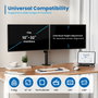 EWENT Soporte de Escritorio Dual para 2 Monitores EW1512 Negro