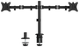 EWENT Soporte de Escritorio Dual para 2 Monitores EW1512 Negro