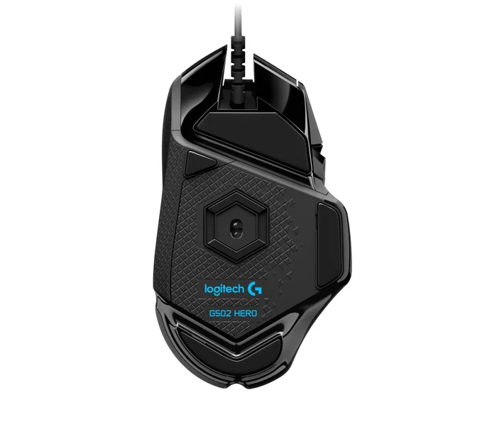 Logitech G Ratón Gaming G502 HERO con Sensor 25600 DPI, 11 Botones Programables, Peso Ajustable, Iluminación RGB LIGHTSYNC, Cable USB, Negro