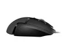 Logitech G Ratón Gaming G502 HERO con Sensor 25600 DPI, 11 Botones Programables, Peso Ajustable, Iluminación RGB LIGHTSYNC, Cable USB, Negro