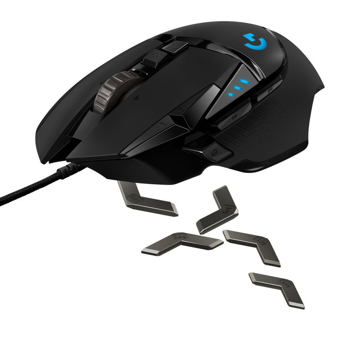 Logitech G502 HERO Ratón Gaming Negro
